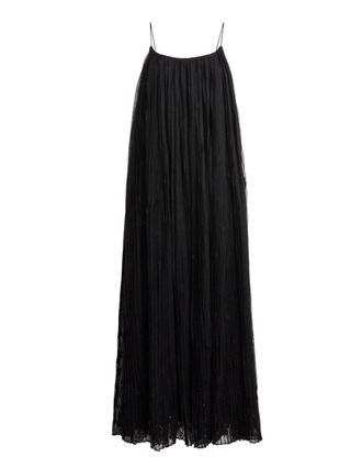Toteme Floral-Embroidered tulle Maxi Dress Size XXS