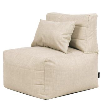 Icon Brand Puf sill&oacute;n modular en tejido para interior y exterior beige