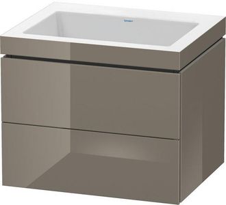 Duravit Duravit - Lavamanos L-cube Con Base Mural, 60x48 Cm, 2 Cajones, Sin