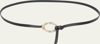 Bottega Veneta Knot Ring Leather Belt