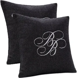 Brooks Brothers Bb Monogram Decorative Pillow