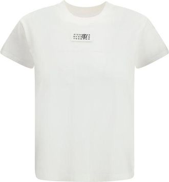 Maison Margiela Witte Katoenen T-Shirt