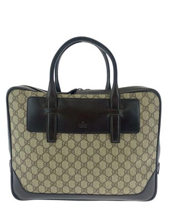 Gucci Gg Supreme Canvas Business Handbag (Authentic Pre-Loved)