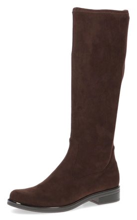 Caprice Schlupfstiefel, Blockabsatz, Langschaftstiefel in klassischer Linie, XS Schaft
