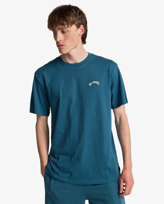 Billabong T-Shirt BILLABONG ARCH CREW SS, Herren, Gr. XL, real teal, Obermaterial: 100% Baumwolle, Shirts T-Shirt, f&uuml;r Erwachsene, aus Baumwolle