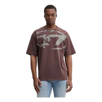 Diesel Hombre, Camisetas, Marr&oacute;n, Talla: M