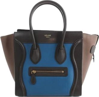 Celine Pre-owned Tote Bags, female, Multicolor, Size: ONE SIZE Pre-owned Luggage Micro