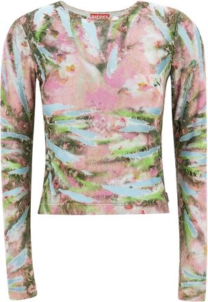 Diesel Tops, Dames, Veelkleurig, XS, Polyester, T-Alia Top