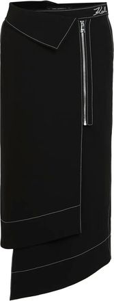 Karl Lagerfeld Gonna asimmetrica - Nero