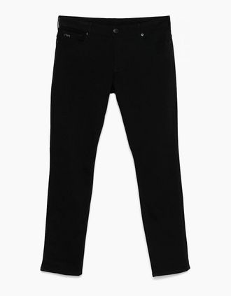 Emporio Armani Mens Slim 5 Pocket Jeans Black - Size: 32/32