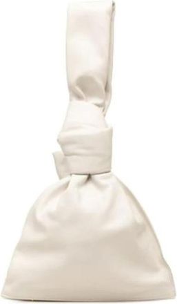 Bottega Veneta Pre-owned Vintage Clutch - Dames - Vintage Clutch - Wit - ONE Size - Leer - Vintage