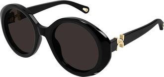Chloé CH0332S 001 Womens Sunglasses Black Size 53