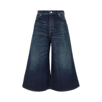 Alaia Denim palazzo shorts Woman 24