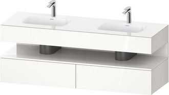 Duravit Qatego Lavabo Encastrado Con Base De Lavabo Consola, - Duravit