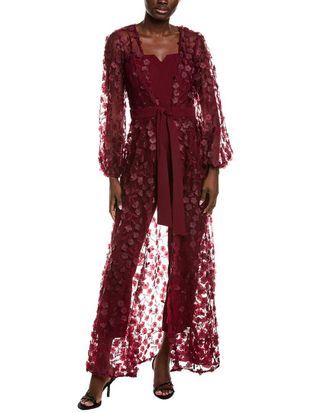 Julia Jordan 3D Embroidered Jumpsuit