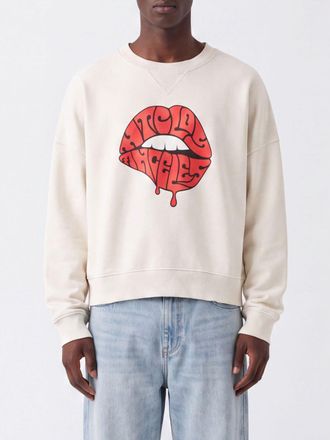 HTC Relaxed Fit Graphic Print Cotton Sweatshirt