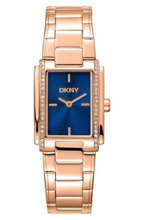 DKNY L 122 Bracelet Watch in Dark Blue at Nordstrom