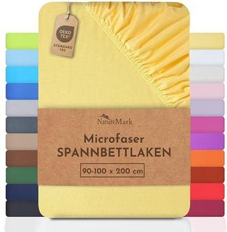 Produktbild von NatureMark Spannbettlaken Kinder 60x120/70x140 Cm - Jersey Baumwolle Rosa