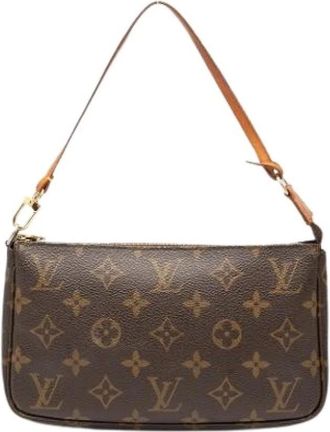 Louis Vuitton Pre-owned Shoulder Bags, female, Brown, Size: ONE SIZE Pre-owned Vintage Shoulder Bag