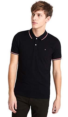 Celio NECETWO Polo manches courtes Coton Supima, Noir, X-Large