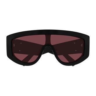 Gucci Shield Sunglasses - unisex - Gucci - Sunglasses - Black - ONE SIZE - Accessories