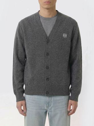 Loewe Cardigan di lana con logo Loewe