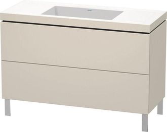 Duravit Lavamanos Duravit L-cube Con Base De Pie, 120x48 Cm, 2