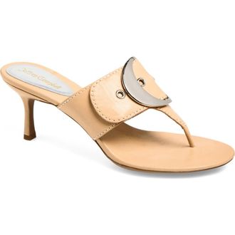 Jeffrey Campbell Solani Buckle Accent Sandal in Natural Silver at Nordstrom, Size 8.5