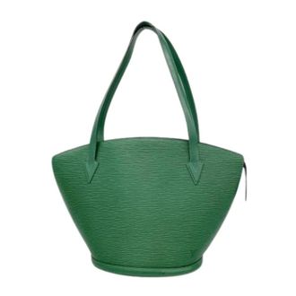 Louis Vuitton Pre-owned Tote Bags, female, Green, Size: ONE SIZE Pre-owned Saint Jacques Shopping Tote