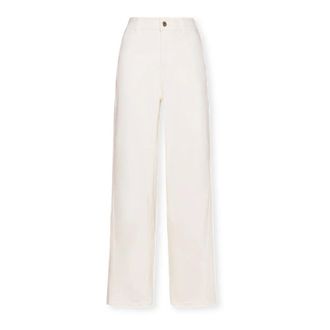 Elena Miro Dames, Broeken, Wit, Maat: 4XL Katoen