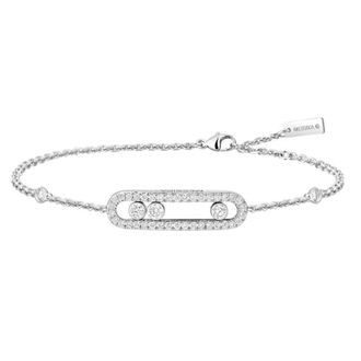 Messika Baby Move 18k White Gold Diamond Bracelet