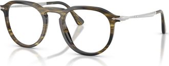 Persol 51mm Rectangle optical glasses in Green at Nordstrom