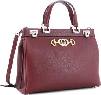 Gucci Zumi Top Handle Bag leren medium tas - Rood