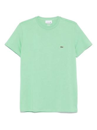 Lacoste jersey T-shirt - men - Cotton - 3 - Green