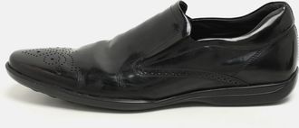 Tod's Tods Black Patent Leather Moccasins