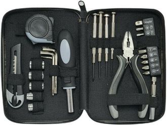 Trade Shop Trade Shop - Kit Riparazioni Orologi Schede Chiavini Metro Taglierino Cacciavite Pinza Q-wx19