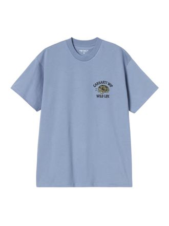 Carhartt Work in Progress Light Blue Printed T-Shirt