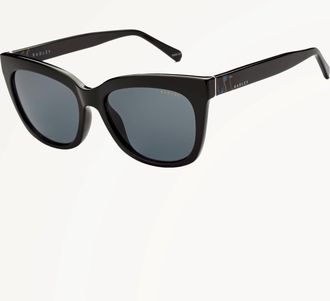 Radley London Black Oversized Cat Eye Sunglasses Greenwich SS26 Radley London