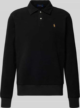 Polo Ralph Lauren Fleecepullover mit Label-Stitching Modell MAGIC POLY FLEECE in Black, Größe XXL
