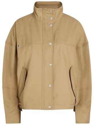3.1 Phillip Lim Cropped Cotton-blend Jacket - Sand - S (UK8-10 / S)