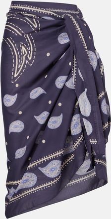 Johanna Ortiz Printed cotton beach cover-up