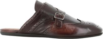 Officine Creative Toledo Sabot - Dames - Slip ons - Bruin - 37 EU - Leer - Schoenen