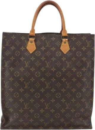Louis Vuitton Pre-owned Tote Bags, female, Brown, Size: ONE SIZE Pre-owned Vintage Canvas Tote Bag