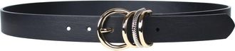 Linea Pelle D Keeper Belt in Black at Nordstrom Rack, Size X-Large