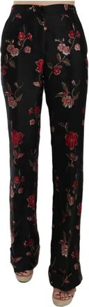Dolce & Gabbana Dames, Broeken, Veelkleurig, Maat: S Zijde