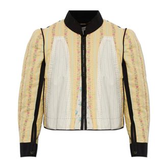 Chlo&eacute; Chaqueta Corta con Abertura Trasera - Jackets - Mujer - Amarillo - XS