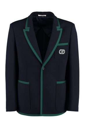 Valentino Wool Single-breasted Blazer