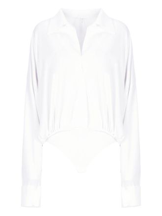 Norma Kamali &Uuml;bergro&szlig;er Hemd-Body