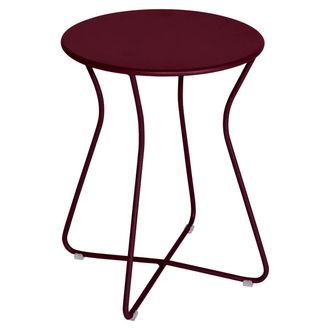 Fermob Cocotte Hocker, H 45,5 cm, schwarzkirsche