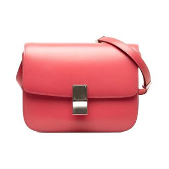 Celine Pre-owned Cross Body Bags, female, Pink, Size: ONE SIZE Pre-owned Medium Classic Box